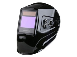 Щиток сварщика с самозатемняющимся светофильтром Solaris ASF800S Black (1/1/1/1, 102х68мм, DIN 4/5-9/9-13 (регул), 4 сенсора, шлифовка, рег.чувств., - фото