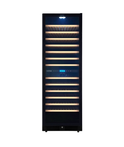 Винный шкаф CellarPrivate двухзонный на 163 бутылки черный, скрытая ручка CP165-2TBH Винный шкаф CellarPrivate двухзонный на 163 бутылки черный, скрытая ручка CP165-2TBH