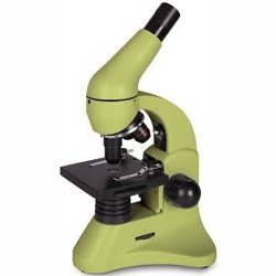 Микроскоп Levenhuk Rainbow 50L PLUS Lime\Лайм - фото