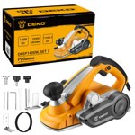 Рубанок DEKO DKEP1400W SET1, 1400 Вт, 110 мм - фото