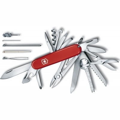 Нож перочинный Victorinox SwissChamp 1.6795 91мм 33 функции красный