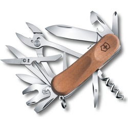 Нож перочинный Victorinox EvoWood S557 (2.5221.S63) коричневый 19 функций сталь/дерево - фото