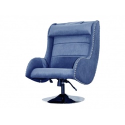 Массажное кресло EGO Max Comfort EG3003 Galaxy Blue (Микрошенилл) - фото