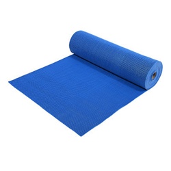 Противоскользящий коврик ПВХ Vortex Zig-Zag 5 мм 0,9х10 м голубой 22158 - фото