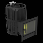 Печь-КАМИН чугунная Березка 