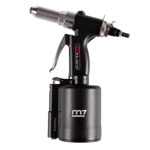Пневмогидравлический заклепочник MIGHTY SEVEN для заклепок диаметром 2,4 до 6,4 мм, пневмоудержание заклепки, PA-201V - фото