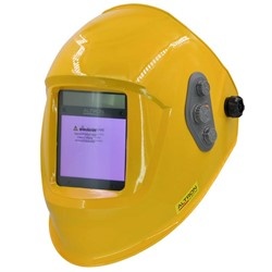 Сварочная маска ALTRON electric Thor 8000 PRO (yellow) (4 сенсора; 1/1/1/2; 100х80мм;DIN 4/5-9/9-13) - фото