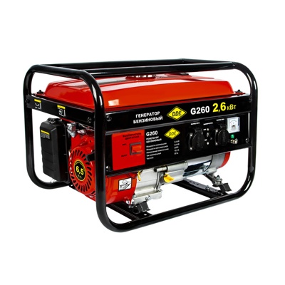 Бензиновый генератор DDE G260 2,6 кВт 6,5 л.с. 919-952