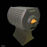 Отопительная печь BULYK 400 PLUS Стекло с экранами - фото