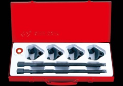 KING TONY Набор для стяжки пружин амортизатора, 85-370 мм, кованые крюки, 6 предметов KING TONY 9BF11 - фото