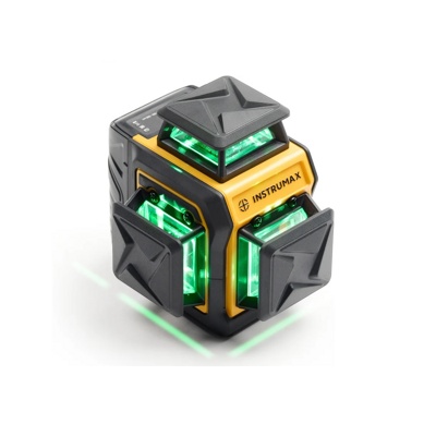 Профессиональный лазерный уровень INSTRUMAX Комплект LINEPRO 3D BAZA SET + Штатив (для лазерного уровня, усиленный, подъемный механизм, ? дюйма) ACULA STAND 1700 IM0212