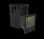 Печь-КАМИН чугунная Березка 