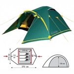 Туристическая палатка Tramp Stalker 3 - фото