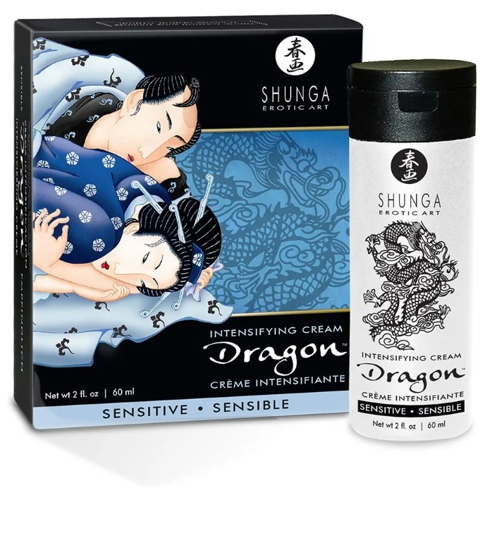 Интимный мужской крем Shunga Dragon Sensitive 60 мл - фото