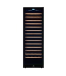 Винный шкаф CellarPrivate однокамерный на 165 бутылок черный, скрытая ручка CP165-1TBH - фото