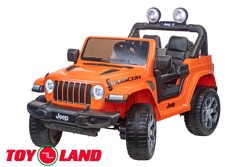 Детский автомобиль Toyland Jeep Rubicon DK-JWR555 Оранжевый - фото