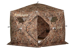 Зимняя палатка шестигранная Higashi Winter Camo Yurta Pro трехслойная - фото