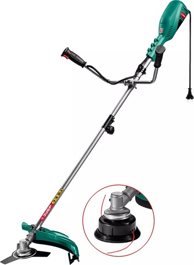 Сетевая коса ЗУБР КСВ-42-1700, 1700 Вт ш/с 42/25 см