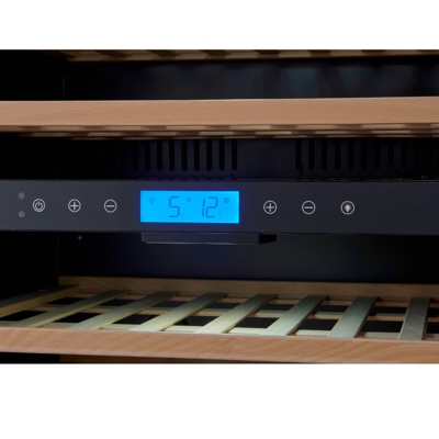 Винный шкаф CellarPrivate двухзонный на 163 бутылки черный CP165-2TB Винный шкаф CellarPrivate двухзонный на 163 бутылки черный CP165-2TB