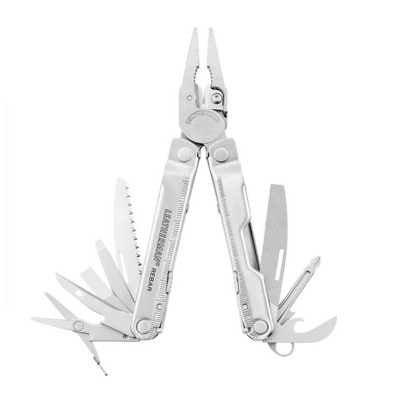 Мультитул LEATHERMAN Rebar Knifeless Stainless 16 инстр.(без ножа), 10,2 см, чехол нейлон Мультитул LEATHERMAN Rebar Knifeless Stainless 16 инстр.(без ножа), 10,2 см, чехол нейлон