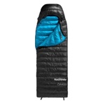 Мешок спальный Naturehike CW400 NH18C400-D с утиным пухом, размер L, черный - фото
