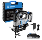 Лобзик аккумуляторный DEKO DKJS20 PRO в кейсе, 20В 2x2.5Ач - фото