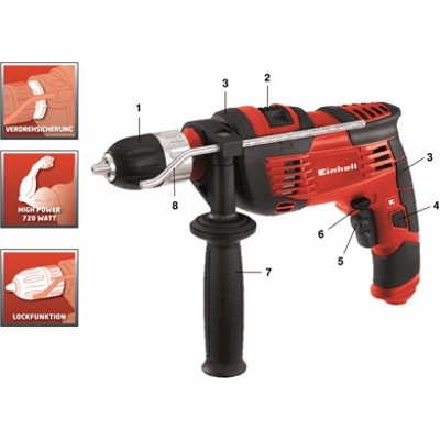 Дрель ударная Einhell TH-ID 720/1 E