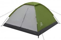 Палатка Jungle Camp Lite Dome 4 / 70813 (зеленый/серый) - фото