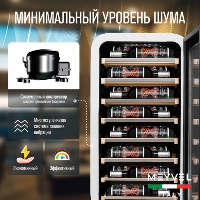 Винный шкаф Meyvel MV22-KWF1 Винный шкаф Meyvel MV22-KWF1