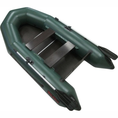 Надувная лодка Лидер Тайга-270 Киль (зеленая)