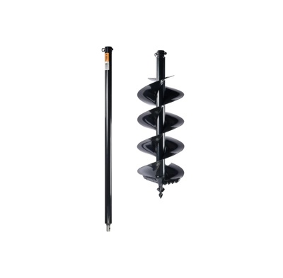 Профессиональный комплект шнек для каменистого грунта с удлинителем BURAN HARDDRILL 250x800+ PLUS-1000 INSTRUMAX S00132