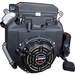Двигатель LIFAN 2V78F-2А PRO (3А) (27 л.с., 2-хцилиндровый, бензиновый, масляный радиатор, катушка 3А, вал 25 мм, объем 688см?, ручной/электрический стартер, вес 51 кг) - фото