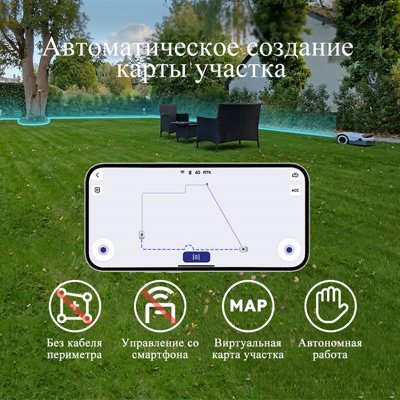 Робот-газонокосилка ANTHBOT GENIE 1000 (GPS+RTK+4cam) Робот-газонокосилка ANTHBOT GENIE 1000 (GPS+RTK+4cam)