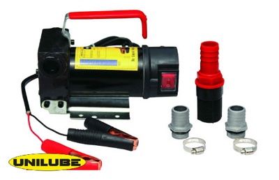 Насос для перекачки дизельного топлива Unilube, 24V, с фильтром, электрический, d 38 мм KE2024