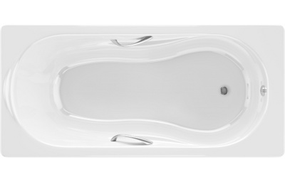Чугунная ванна AMERICA 170*80 (с отверстиями для ручек). Подходит модель ручек America.