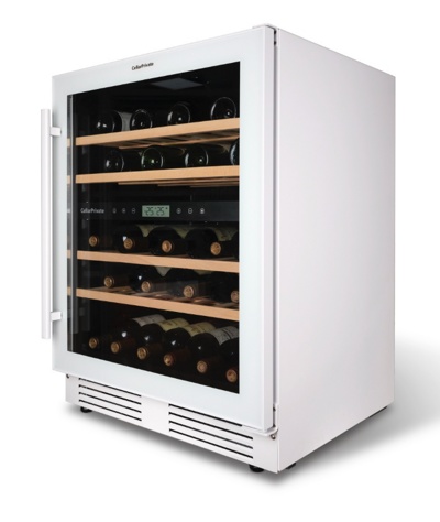 Винный шкаф CellarPrivate встраиваемый, двухзонный белый на 43 бутылки белый CP043-2TW Винный шкаф CellarPrivate встраиваемый, двухзонный белый на 43 бутылки белый CP043-2TW