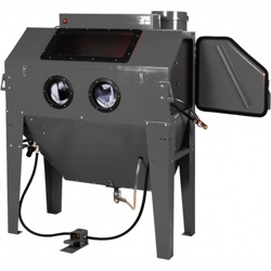 Пескоструйная камера с электродвигателем для очистки воздуха Rock FORCE RF-SBC420 (420л, 220В, 340л/мин, 3.4-8.5атм) пневмо - фото