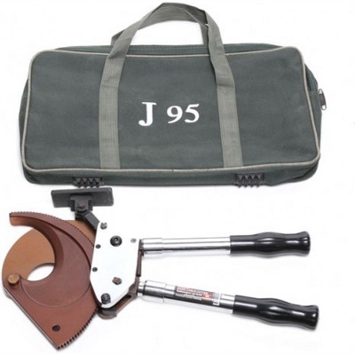 Forsage F-D95J Кабелерез ручной с телескопическими ручками(медь/аллюминий/армированный кабель3х185мм2)в сумке