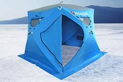 Зимняя палатка куб Higashi Pyramid Pro трехслойная - фото