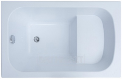 Ванна акриловая Aquanet Seed 110x70 (с сиденьем)