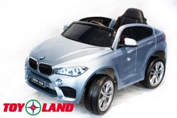 Детский автомобиль Toyland BMW X6M mini Серебро - фото