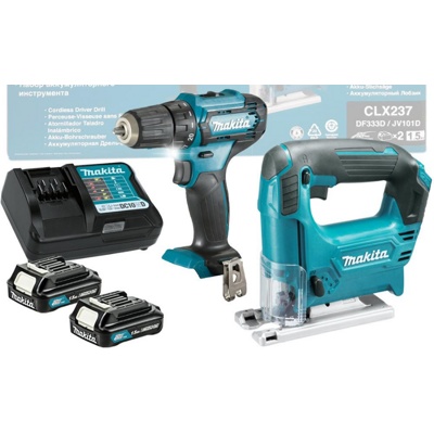 Набор инструментов MAKITA CLX237 (JV101D, DF333D, BL1016x2, DC10WD) Набор инструментов MAKITA CLX237 (JV101D, DF333D, BL1016x2, DC10WD)
