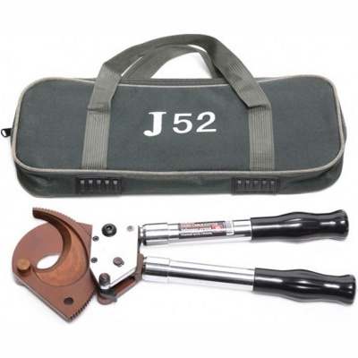 Forsage F-D52J Кабелерез ручной с телескопическими ручками(медь/аллюминий/армированный кабель 500мм2 )в сумке