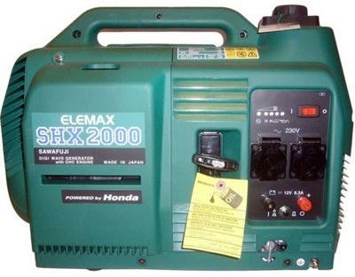 SHX2000-R, двигатель Honda Бензиновые электрогенераторы ELEMAX (Серия SH), Япония