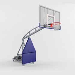 Стойка баскетбольная со щитом мобильная складная 2300 OC-08581 - фото