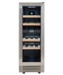 Винный шкаф CellarPrivate встраиваемый, двухзонный на 17 бутылок CP017-2T - фото