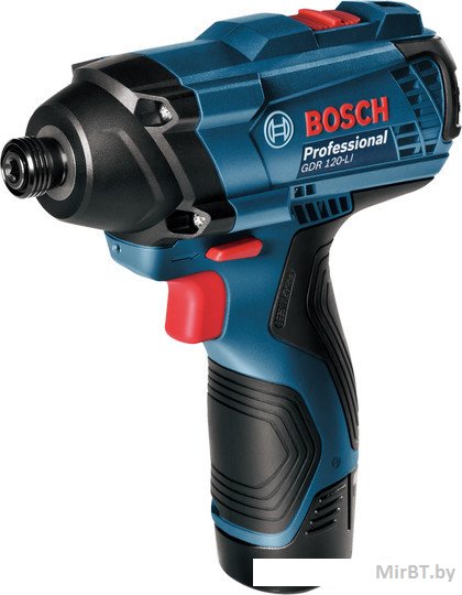 Аккум. ударный гайковерт BOSCH GDR 120-LI в кор. (12.0 В, 0.0 А/ч БЕЗ АККУМУЛЯТОРА, посадочн. квадрат внутр. шестигр. 1/4