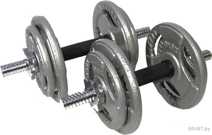 Набор гантелей металлических Хаммертон Atlas Sport 2x9 кг