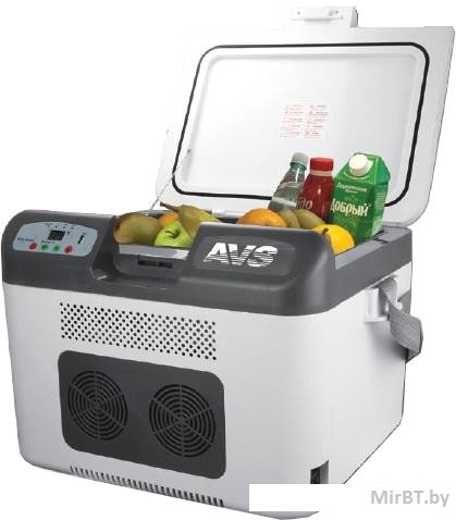 Холодильник автомобильный AVS CC-27WBC(программное цифровое управление, USB-порт)  27л 12V/24V/220V