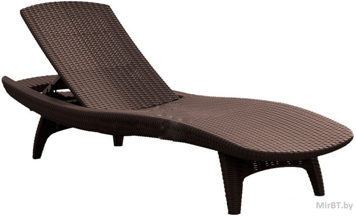 Шезлонг лежак KETER Sun Lounger Pacific, коричневый